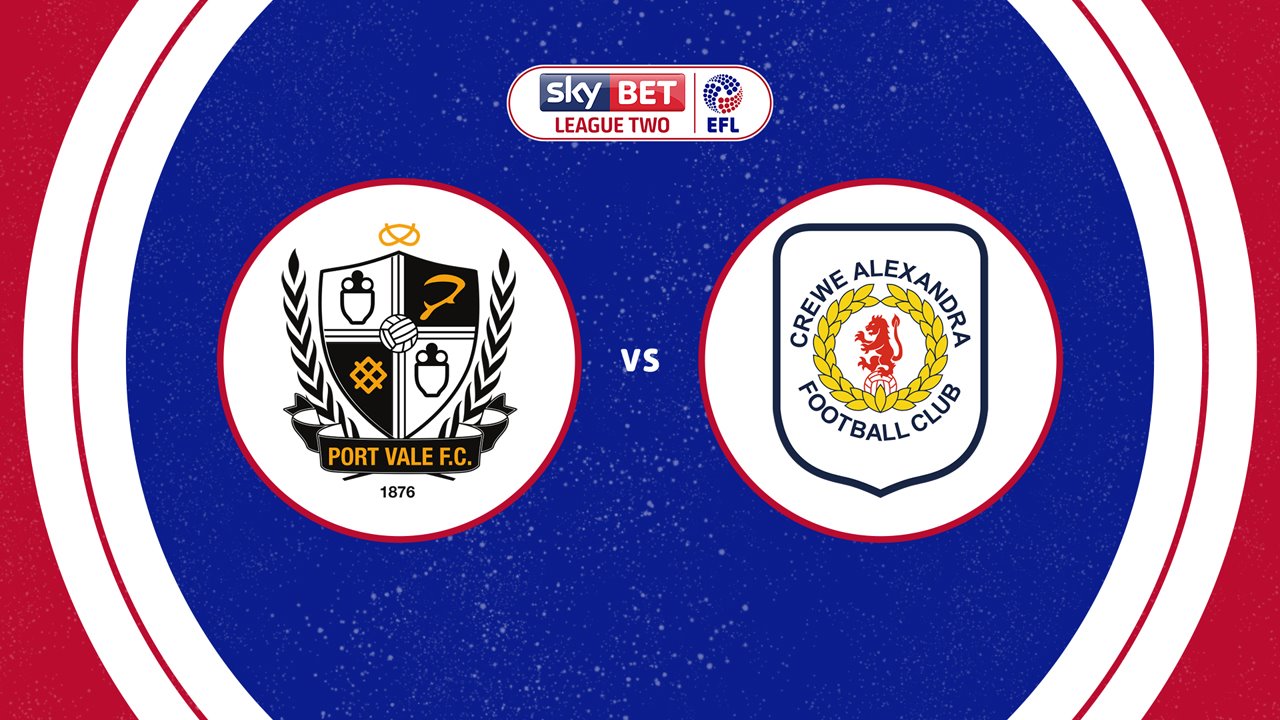 Port Vale vs Crewe Alexandra poster