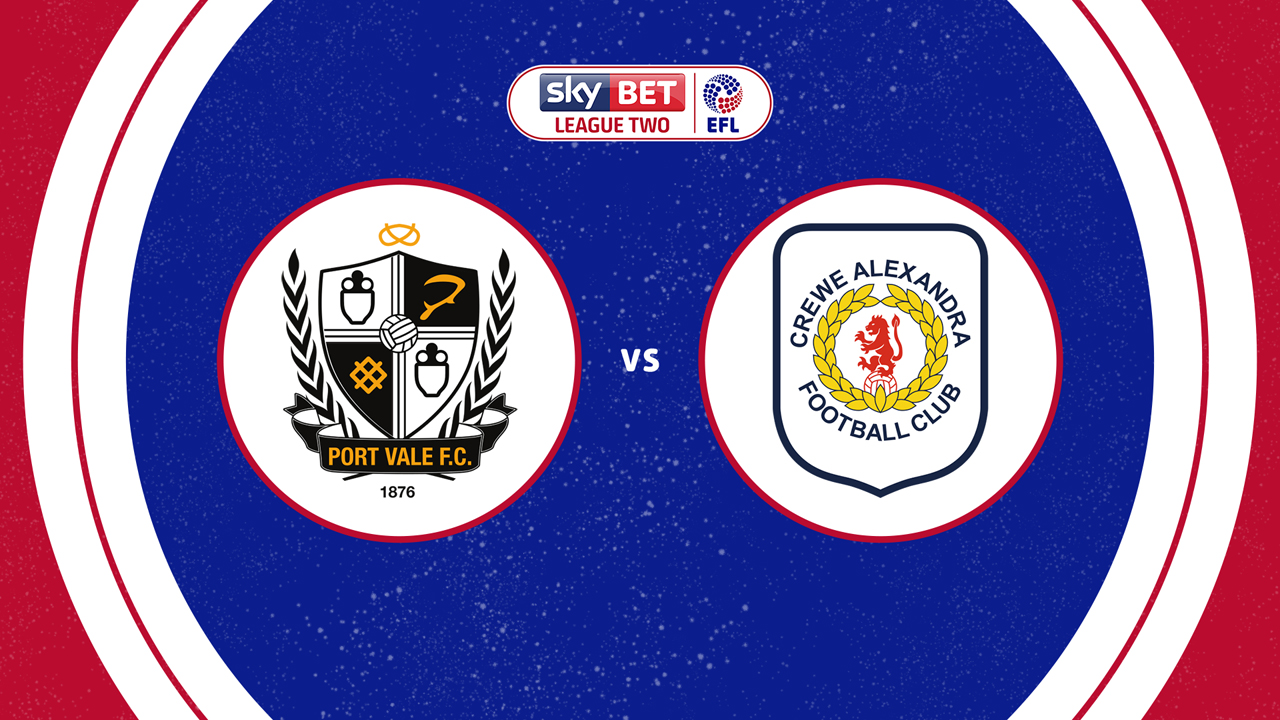 Port Vale vs Crewe Alexandra poster