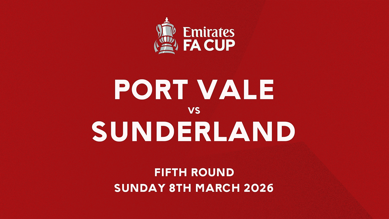 Port Vale vs Sunderland poster