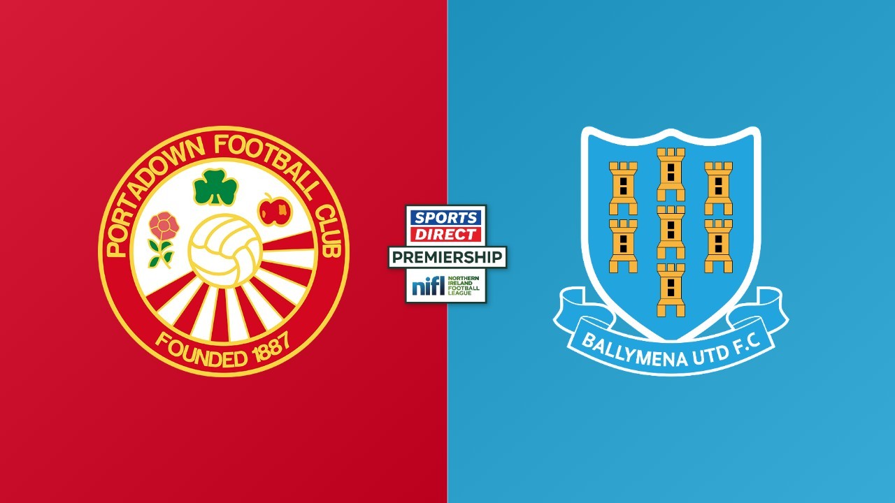 Portadown vs Ballymena United poster