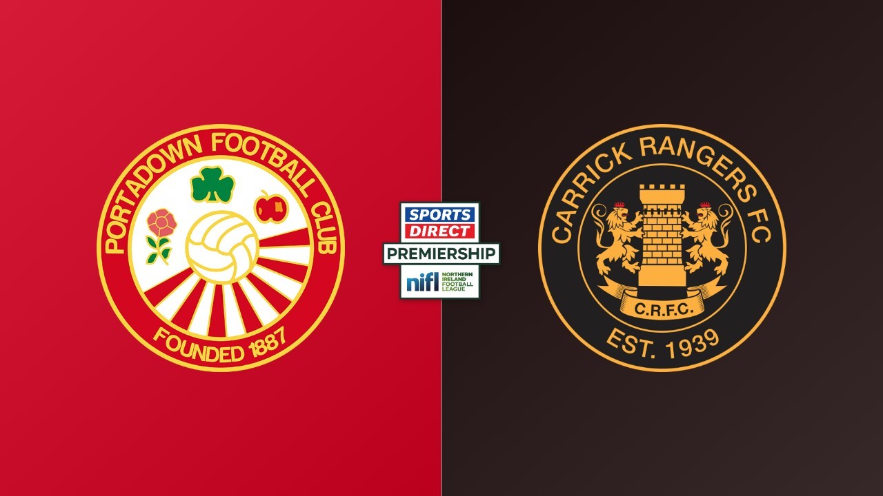 Portadown vs Carrick Rangers poster