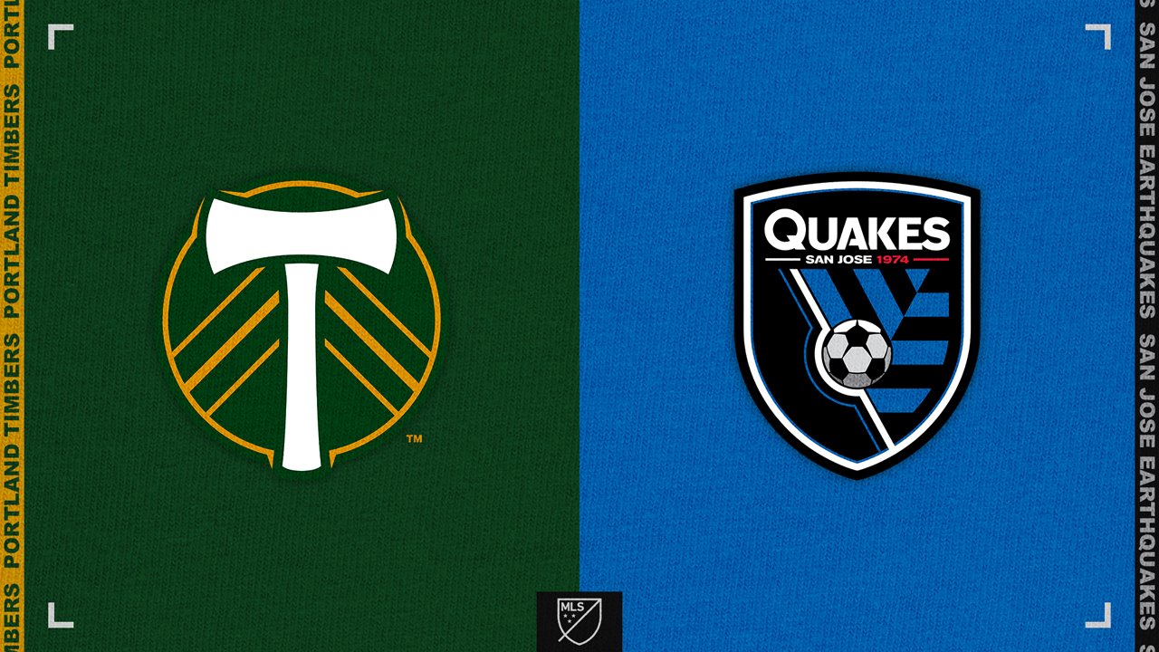 Portland Timbers vs San Jose Earthquakes poster