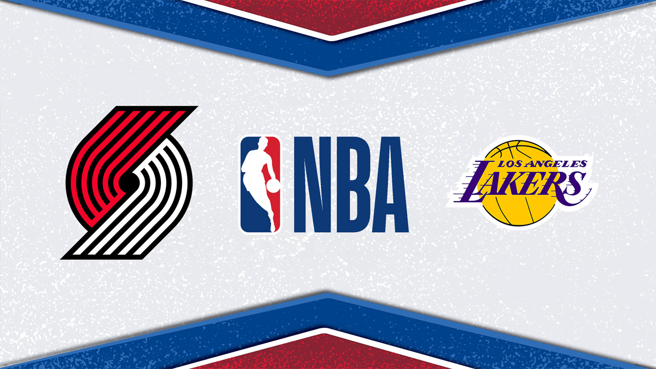 Portland Trail Blazers vs Los Angeles Lakers poster