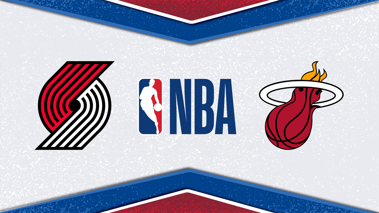 Portland Trail Blazers vs Miami Heat poster