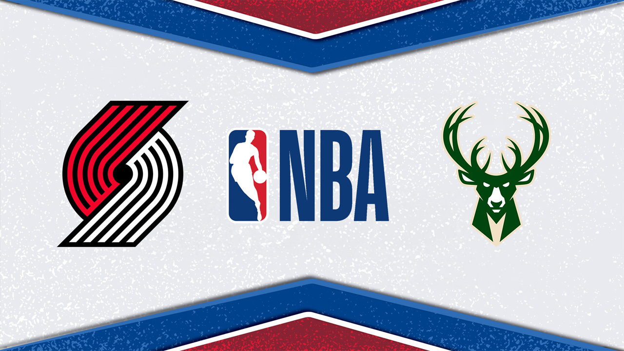 Portland Trail Blazers vs Milwaukee Bucks poster