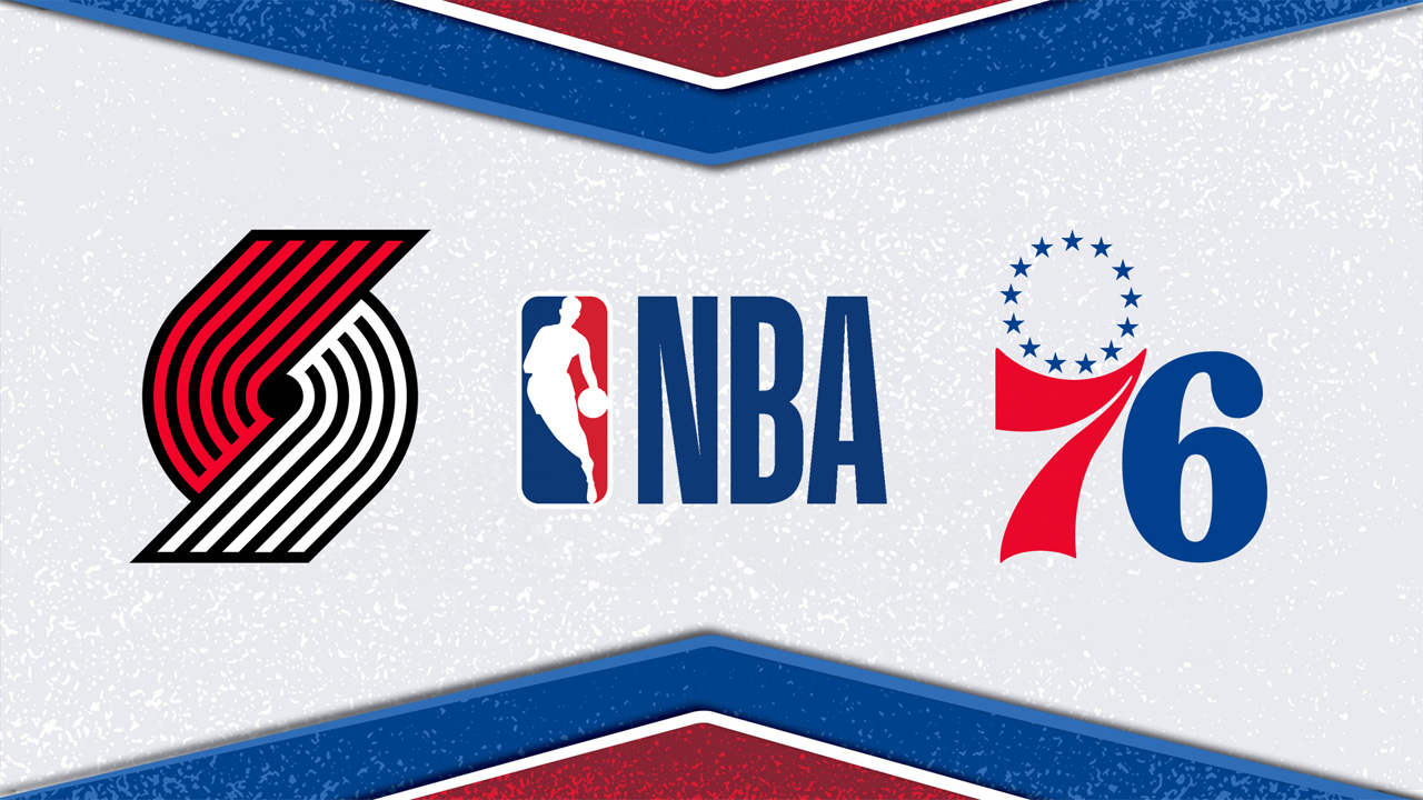 Portland Trail Blazers vs Philadelphia 76ers poster