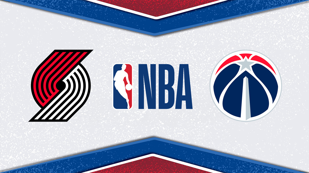 Portland Trail Blazers vs Washington Wizards poster