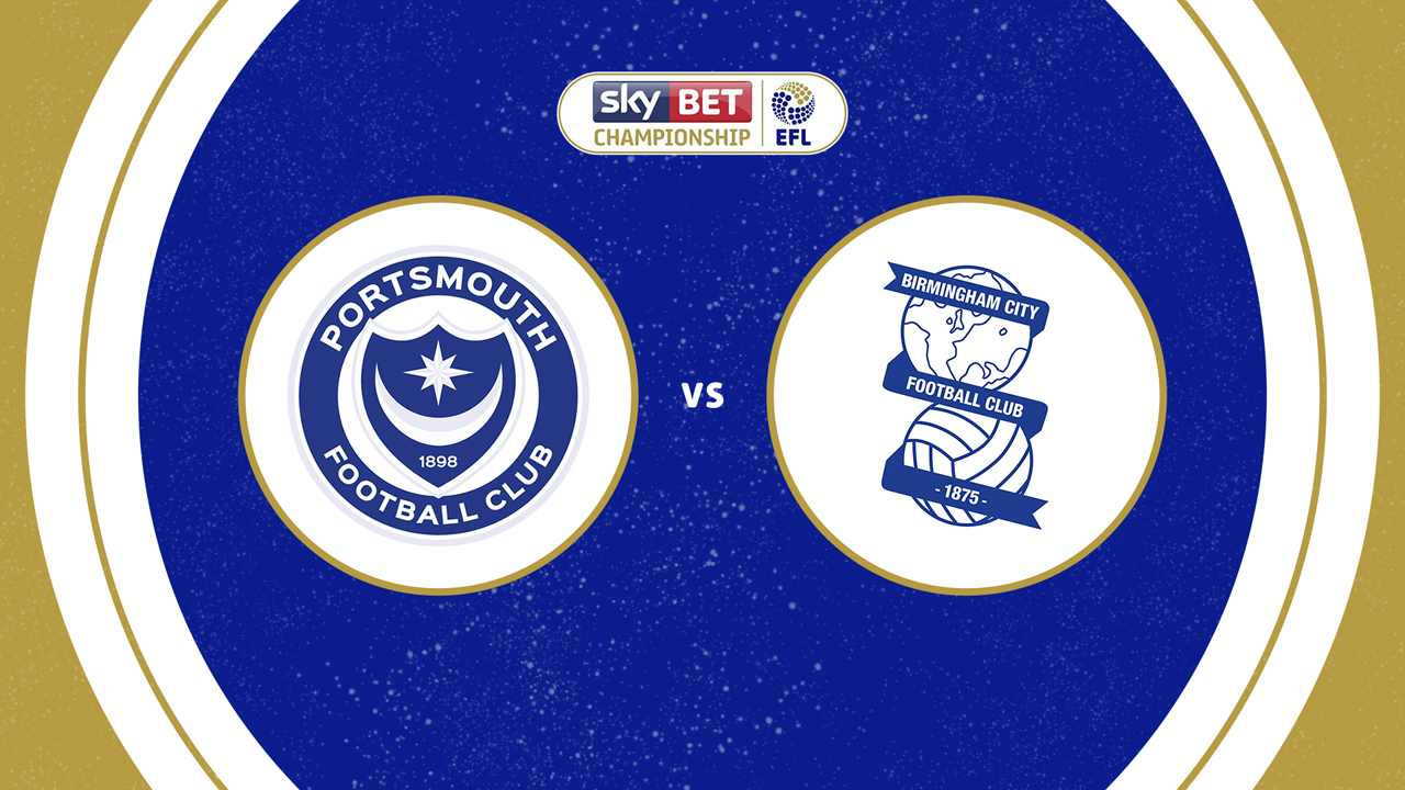 Portsmouth vs Birmingham City poster