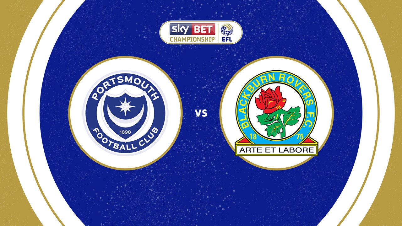 Portsmouth vs Blackburn Rovers poster