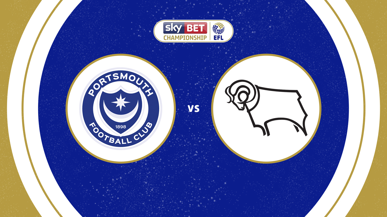 Portsmouth vs Derby County poster