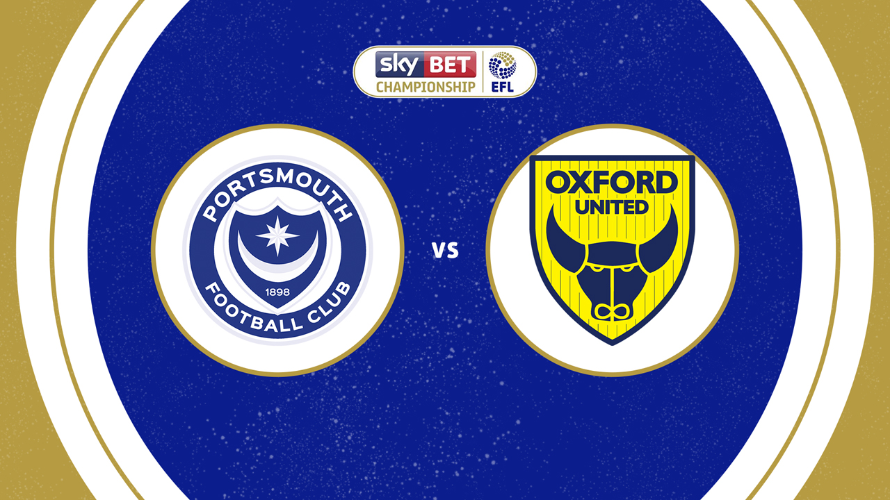Portsmouth vs Oxford United poster