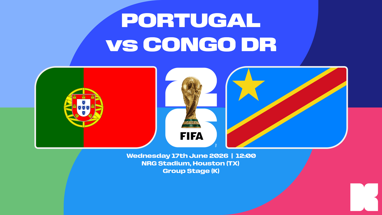 Portugal vs DR Congo poster