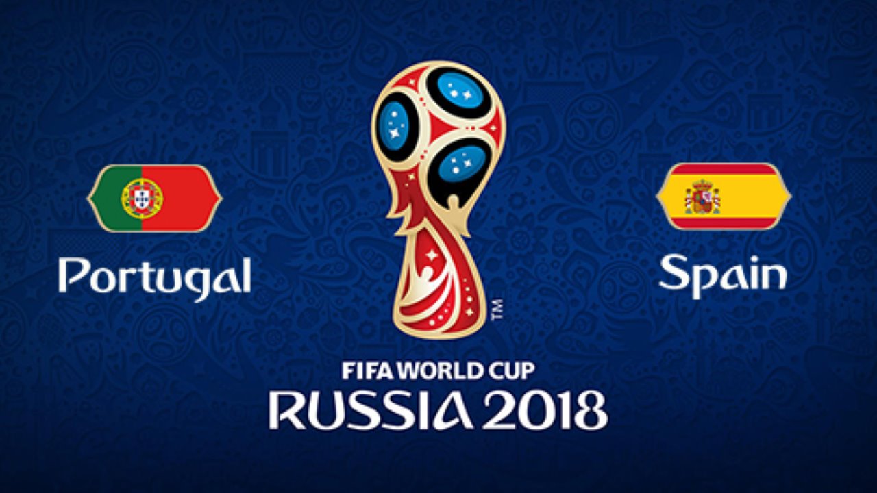 Portugal vs Spain poster