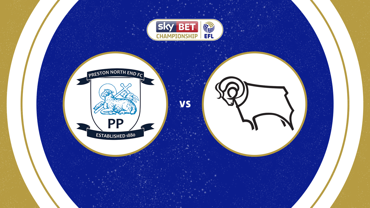 Preston North End vs Derby County poster