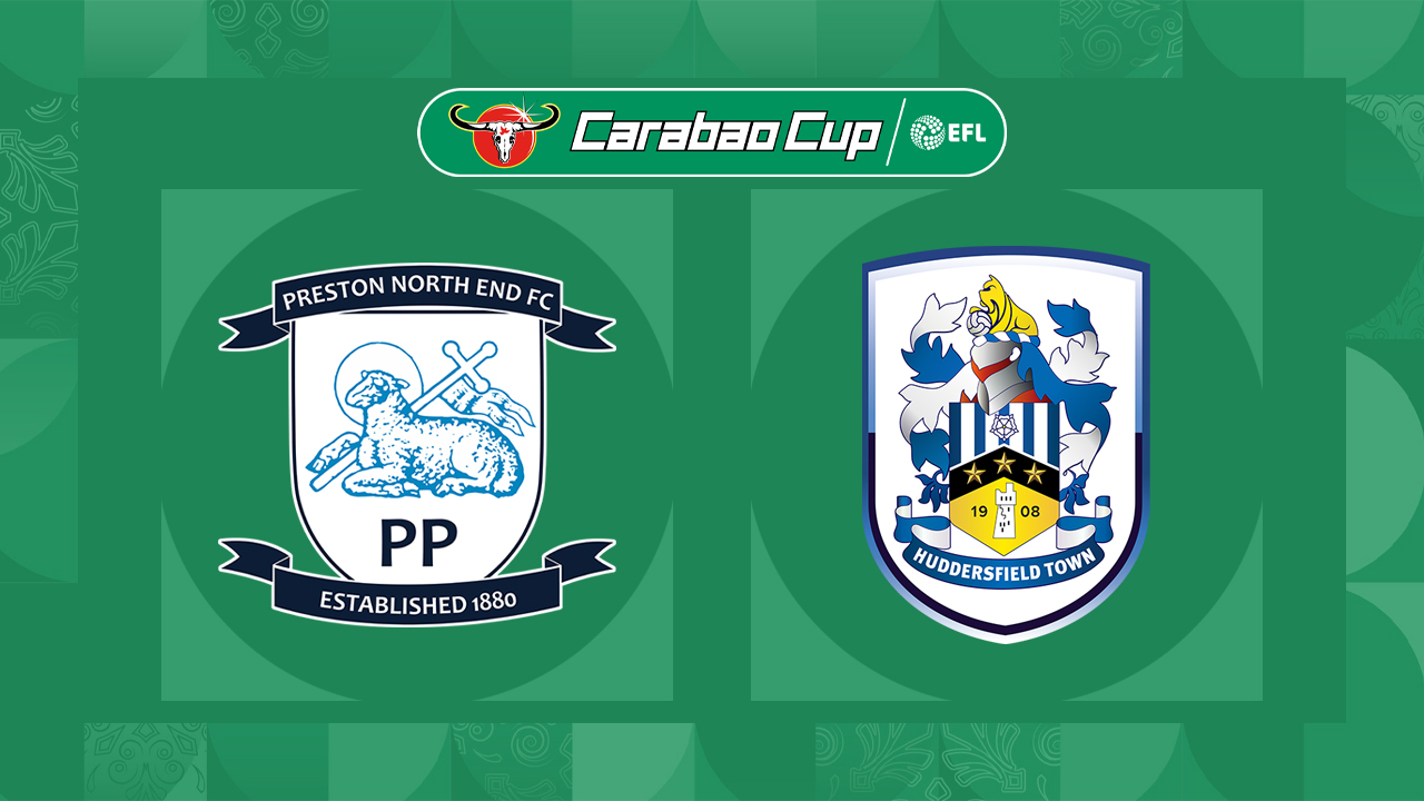 Preston North End vs Huddersfield Town poster