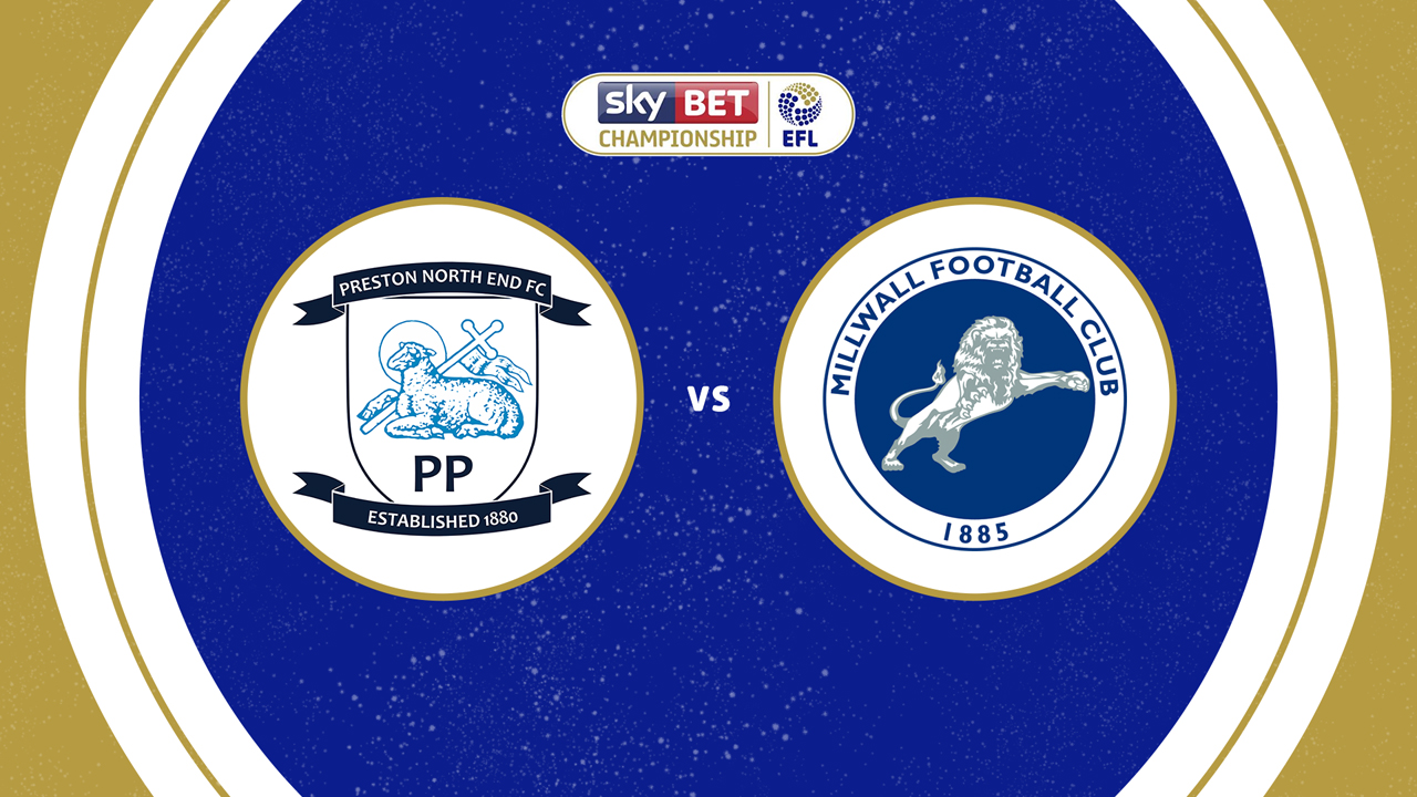 Preston North End vs Millwall poster