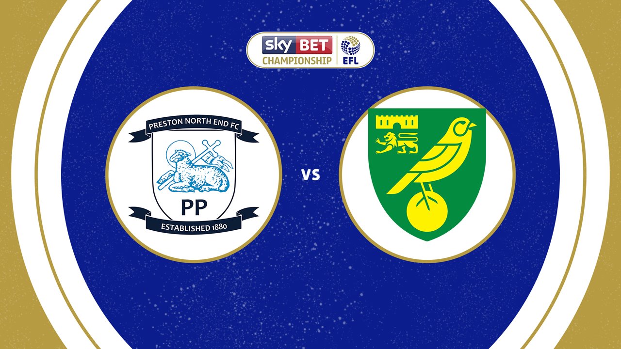 Preston North End vs Norwich City poster