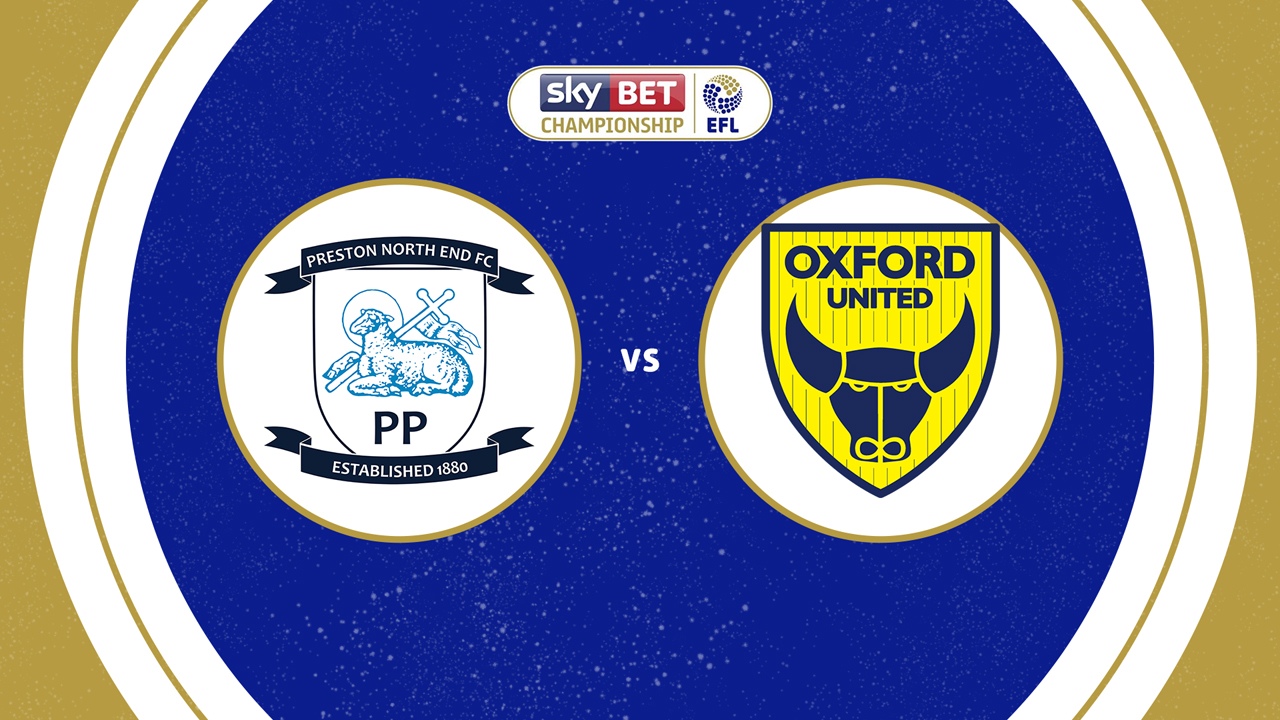Preston North End vs Oxford United poster