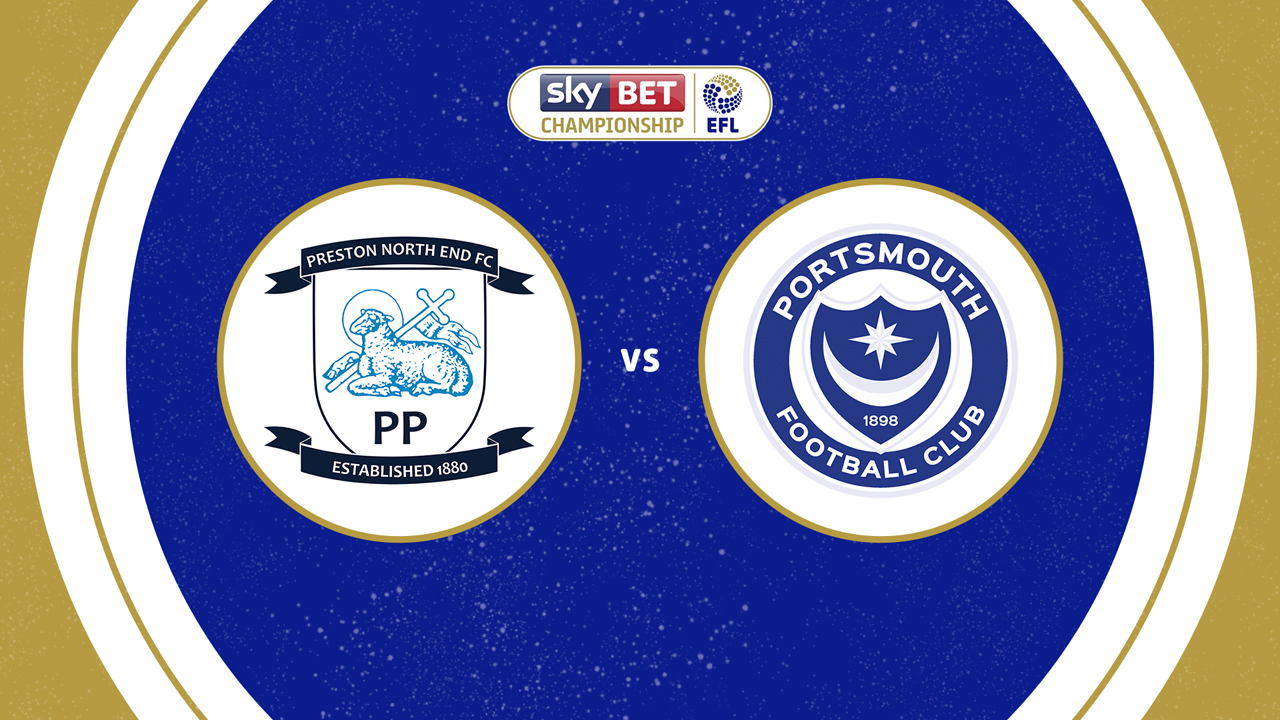 Preston North End vs Portsmouth poster