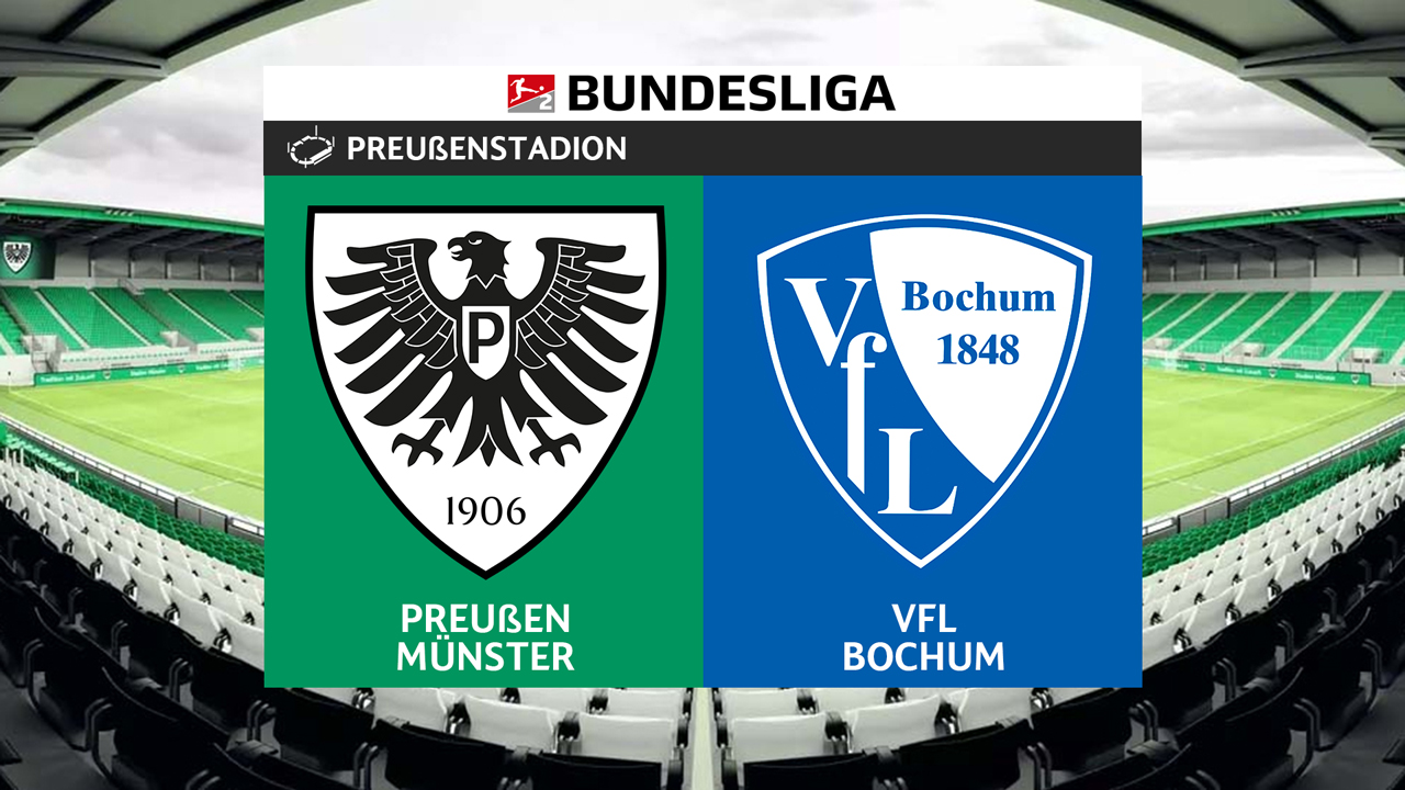 Preußen Münster vs Bochum poster