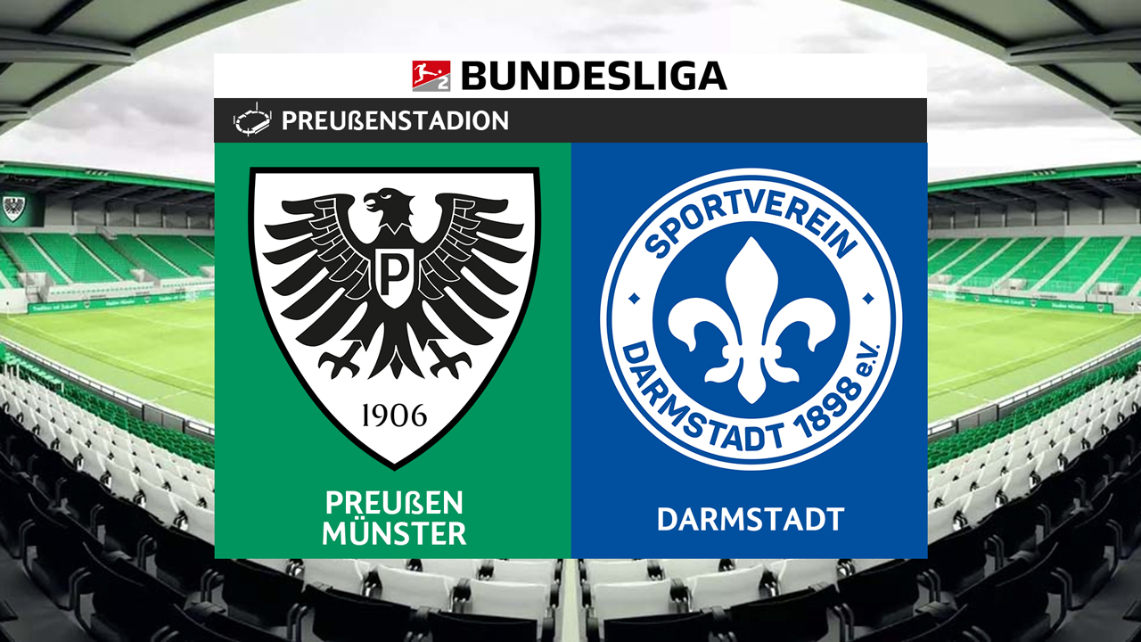 Preußen Münster vs Darmstadt poster