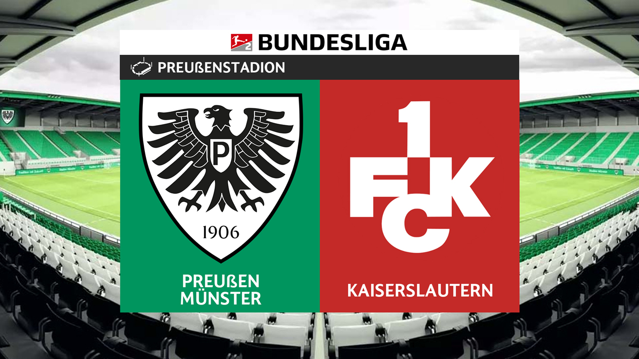 Preußen Münster vs Kaiserslautern poster