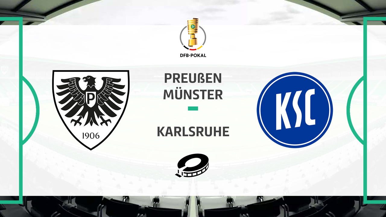 Preußen Münster vs Karlsruhe poster