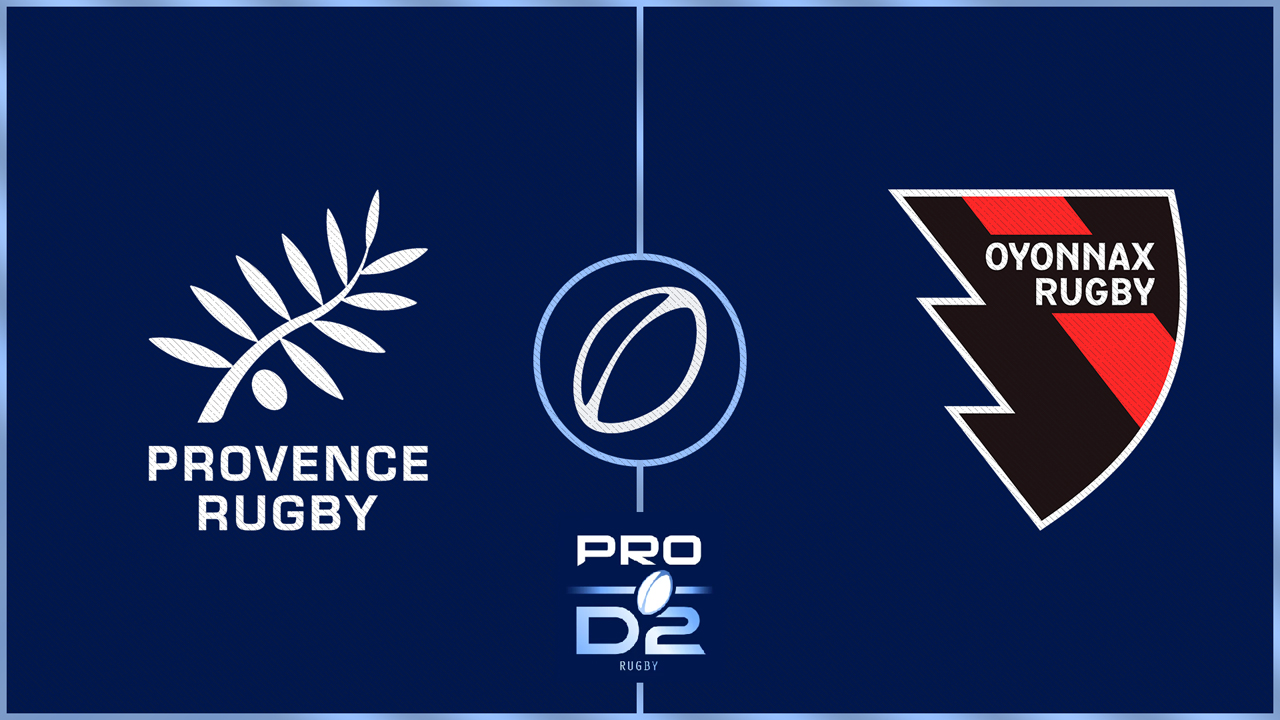 Provence vs Oyonnax Rugby poster