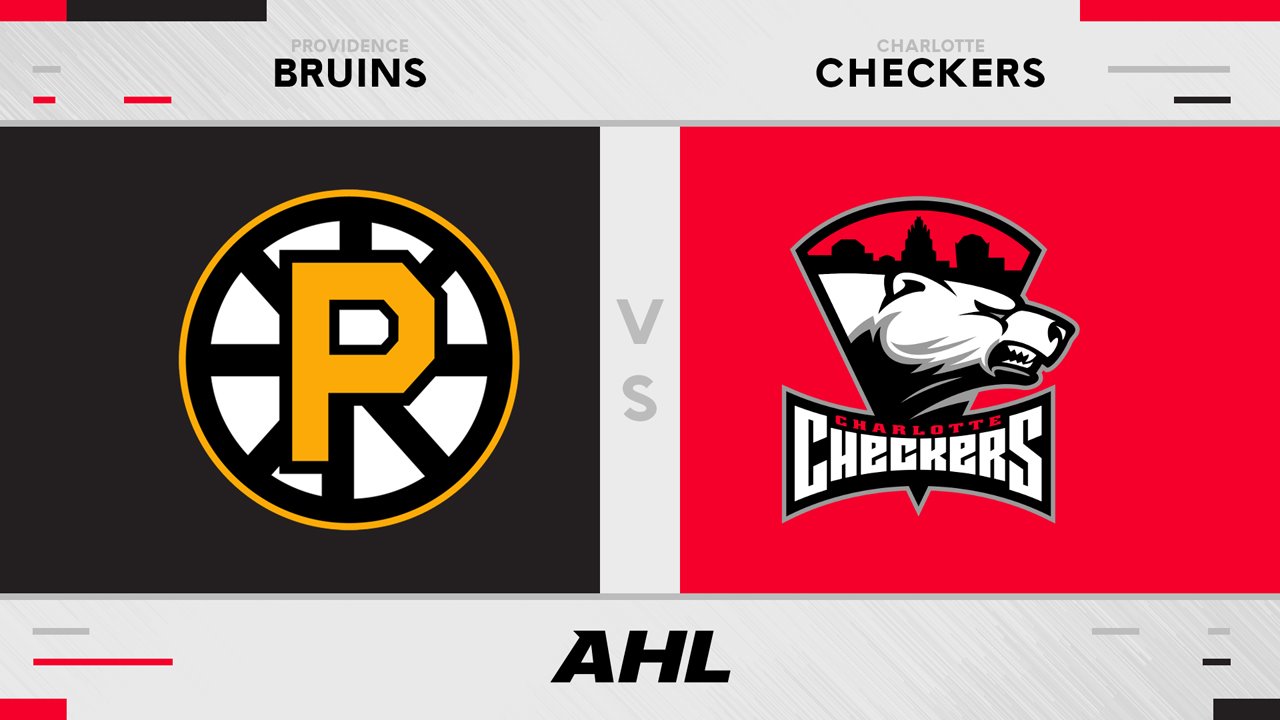 Providence Bruins vs Charlotte Checkers poster