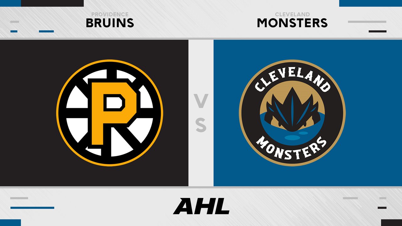 Providence Bruins vs Cleveland Monsters poster