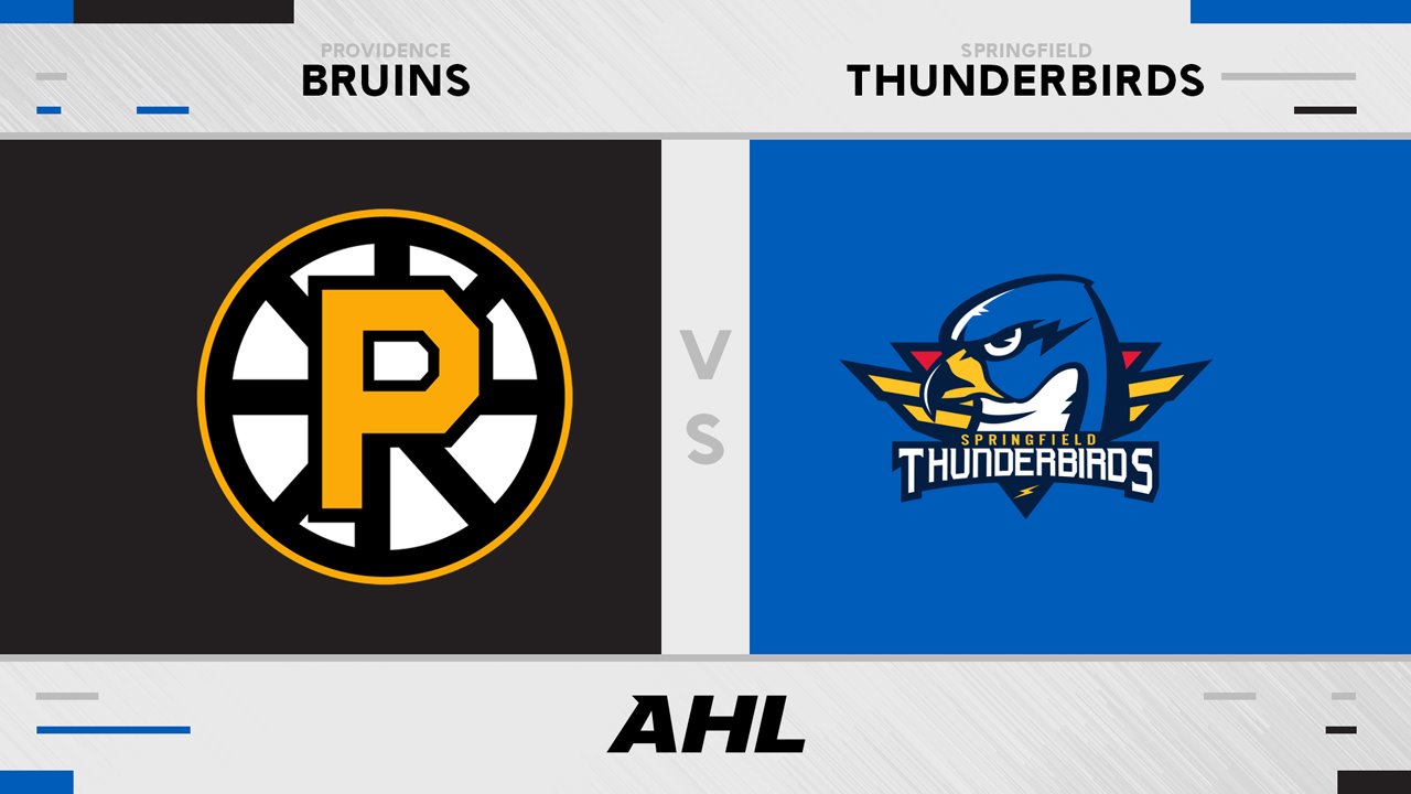 Providence Bruins vs Springfield Thunderbirds poster