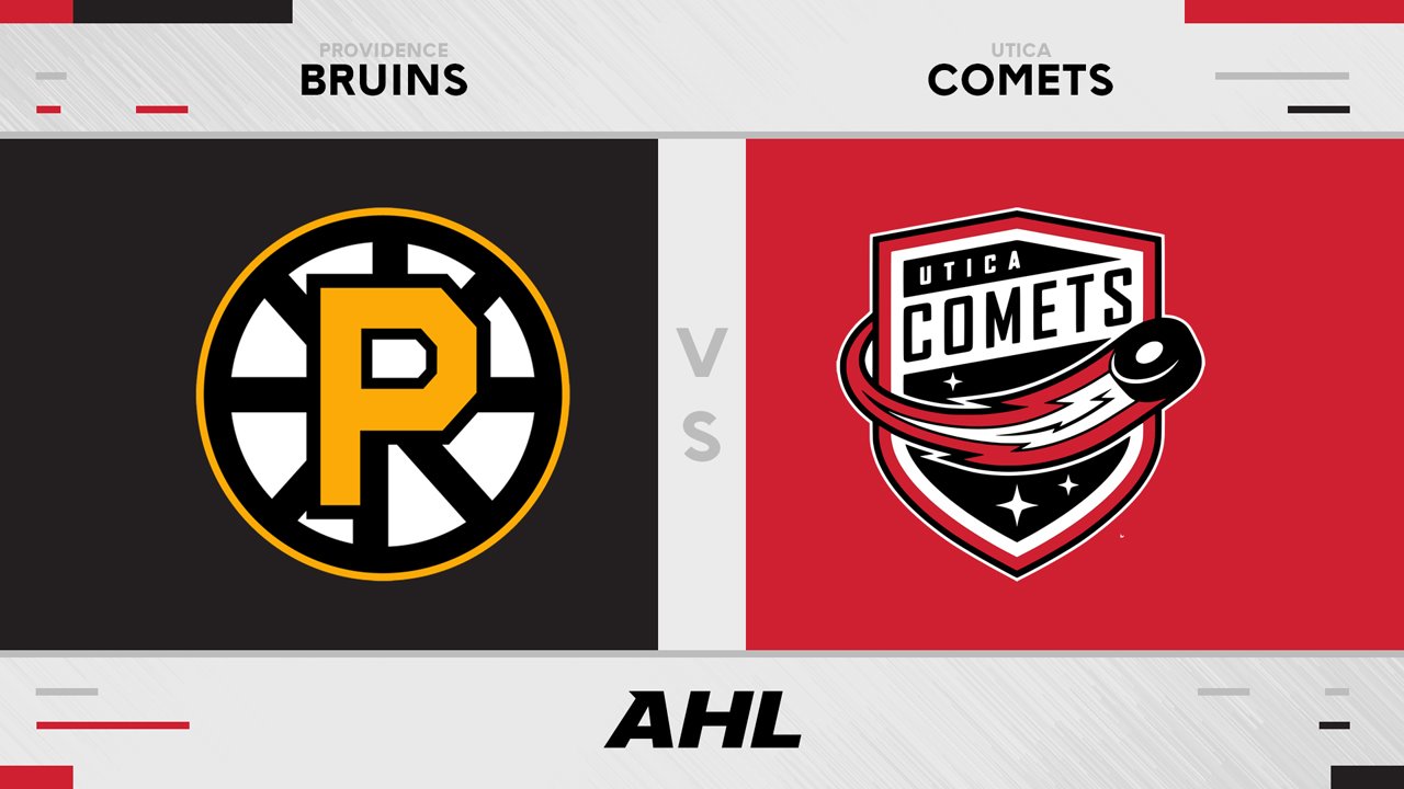 Providence Bruins vs Utica Comets poster