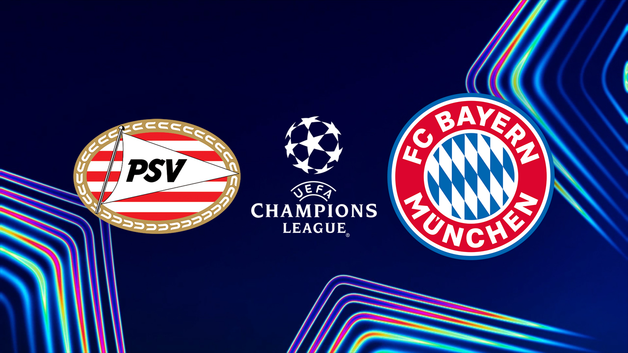 PSV Eindhoven vs Bayern Munich poster
