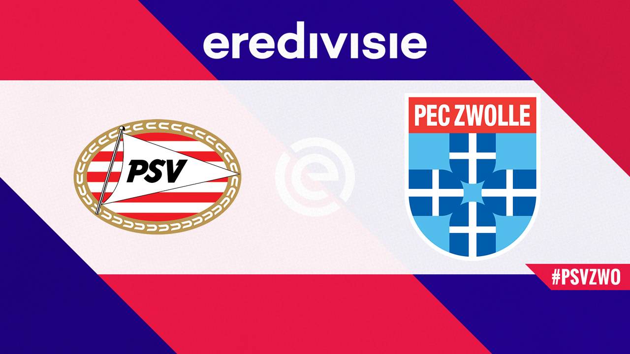 PSV Eindhoven vs PEC Zwolle poster