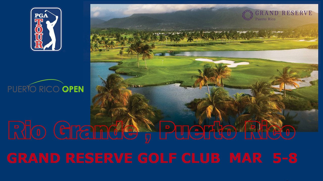 Puerto Rico Open Round 3 poster