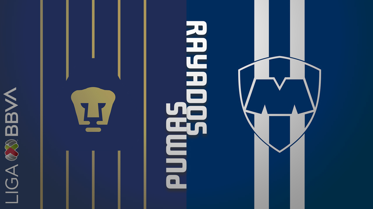 Pumas UNAM vs Monterrey poster