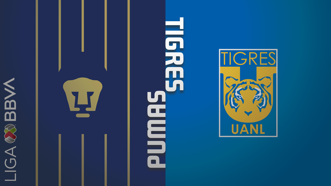 Pumas UNAM vs Tigres UANL poster