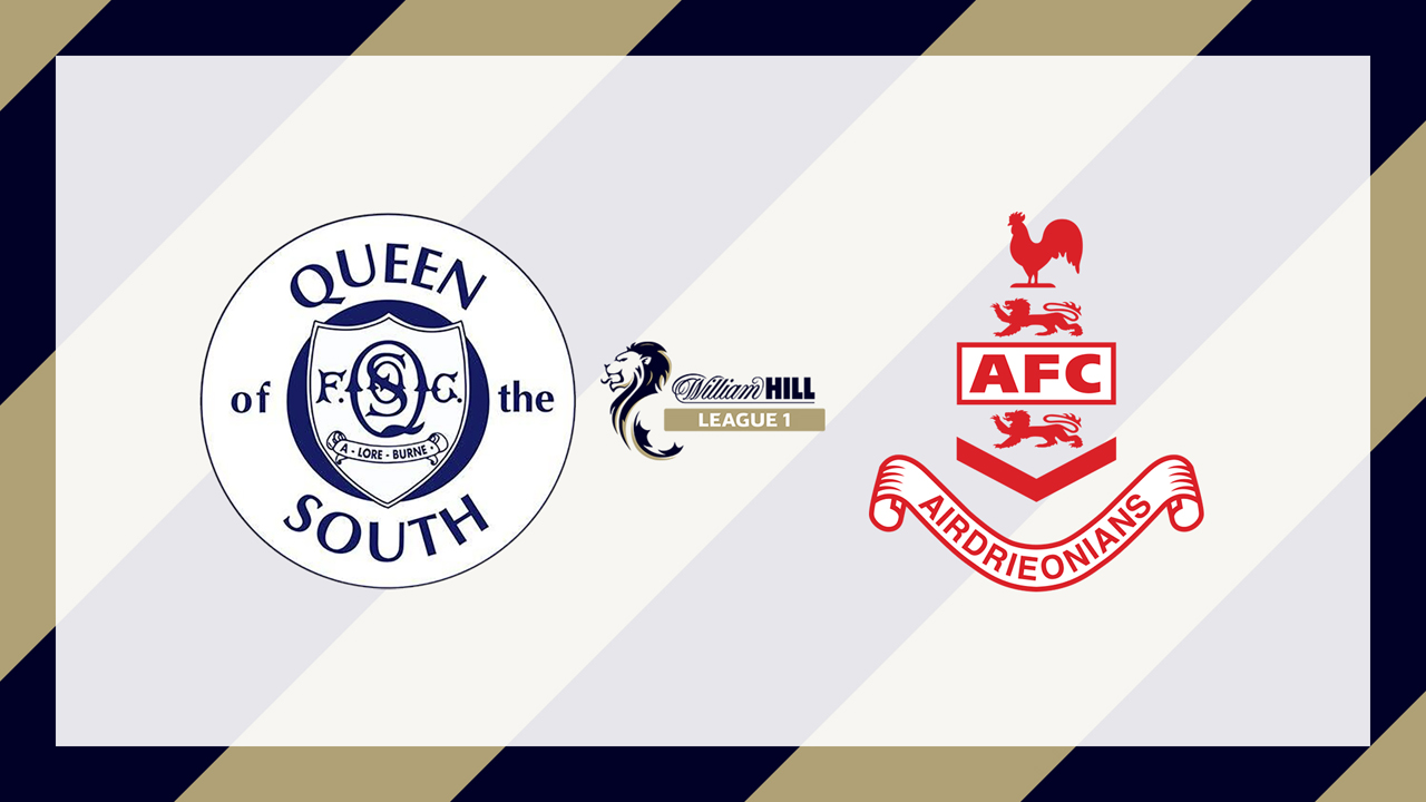 Queen of the South vs Airdrieonians poster