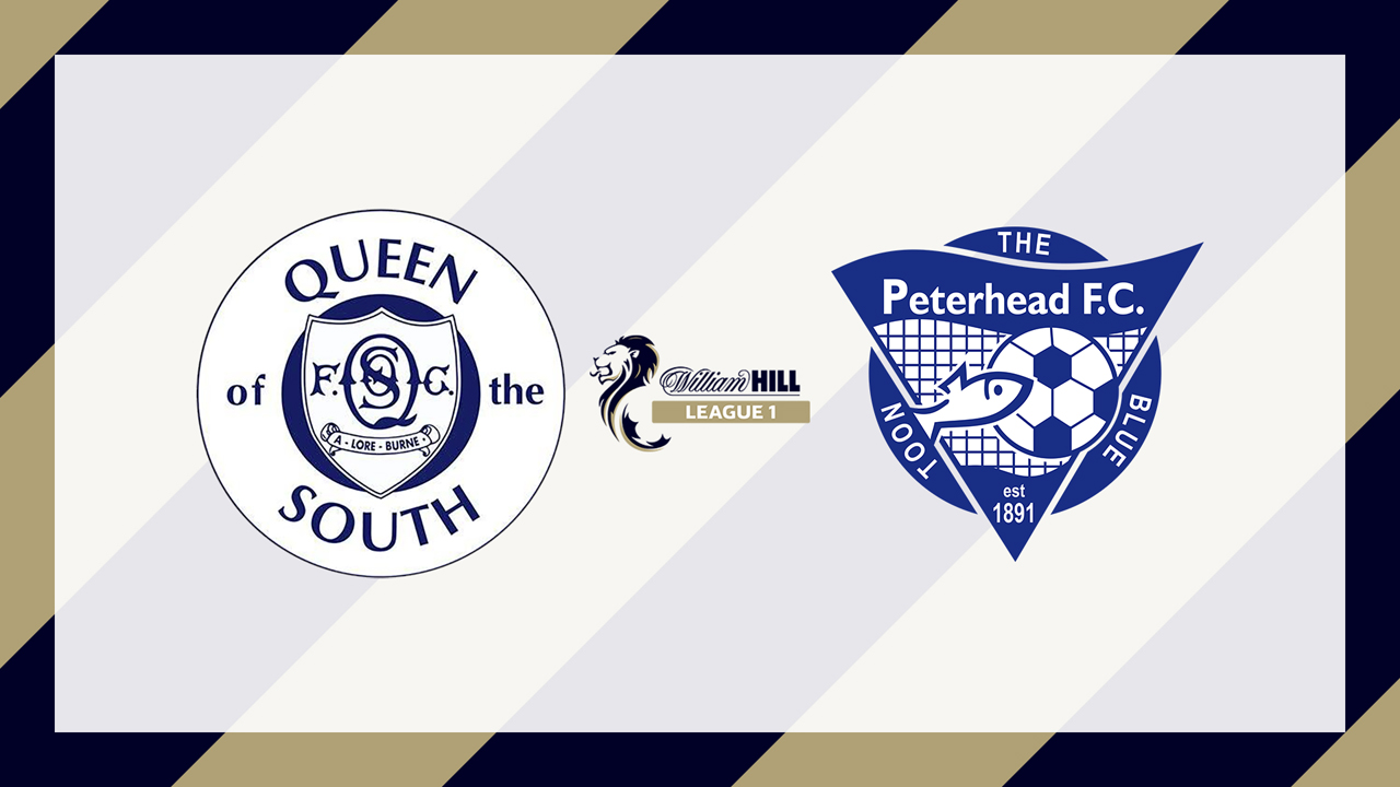 Queen of the South vs Peterhead poster