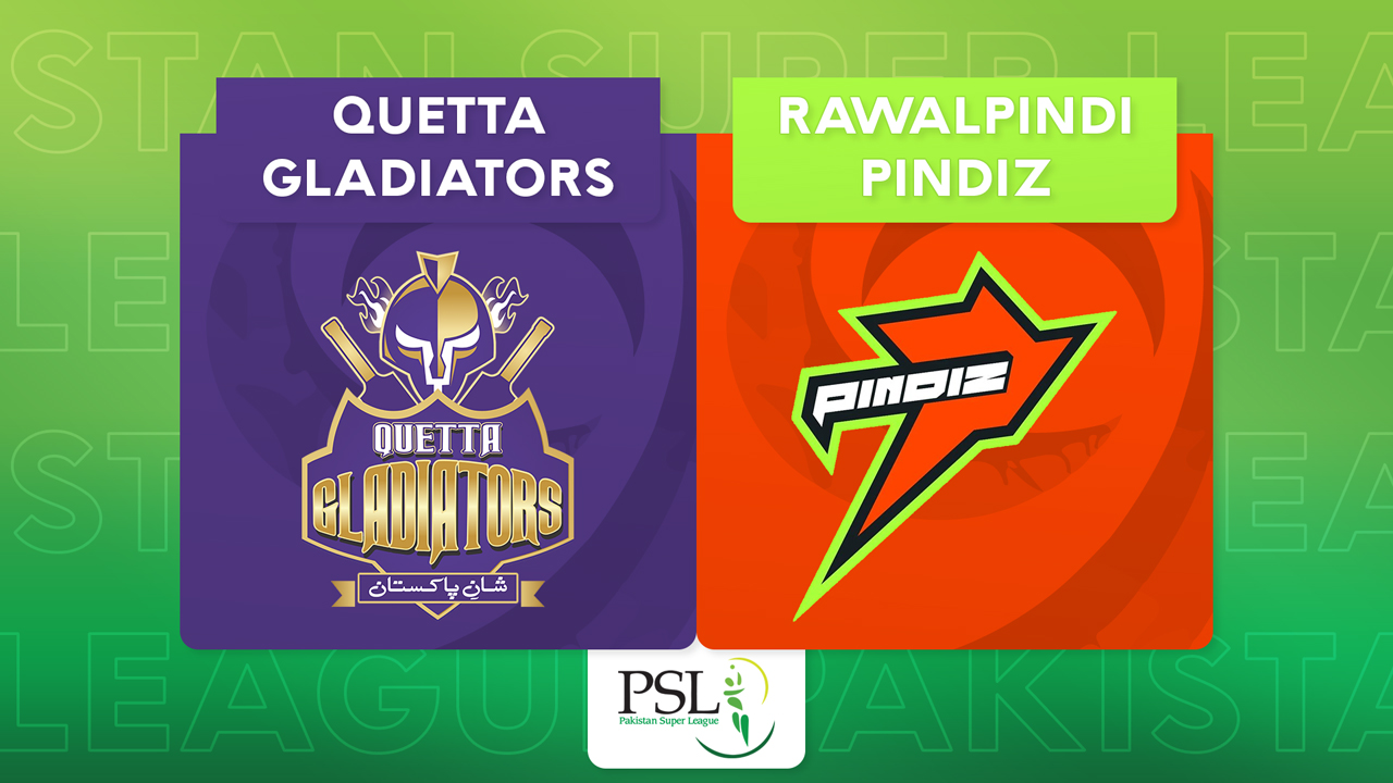Quetta Gladiators vs Pindiz poster