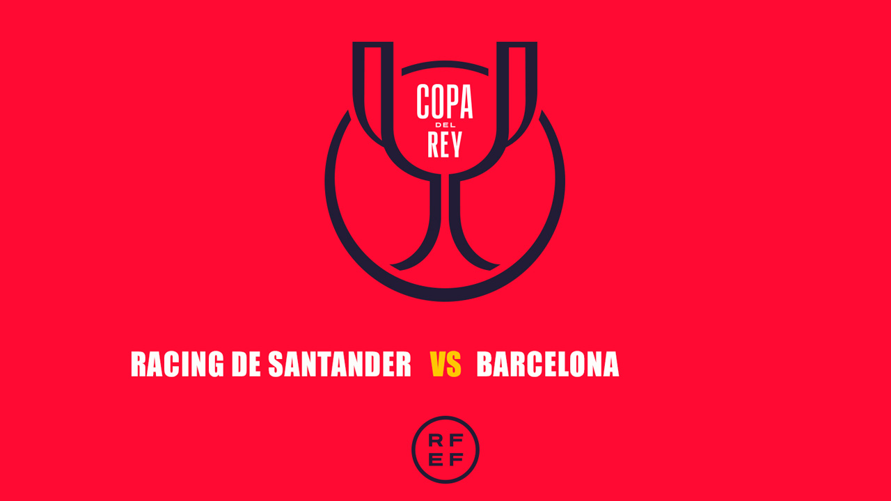 Racing de Santander vs Barcelona poster