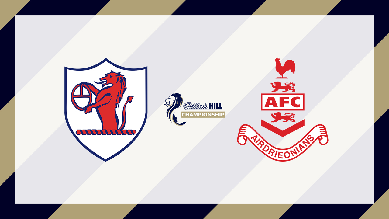 Raith Rovers vs Airdrieonians poster