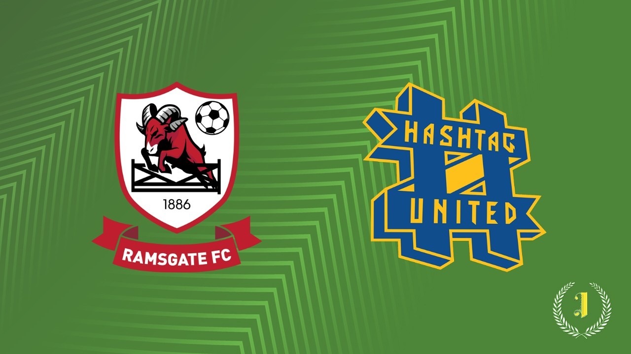 Ramsgate vs Hashtag United poster