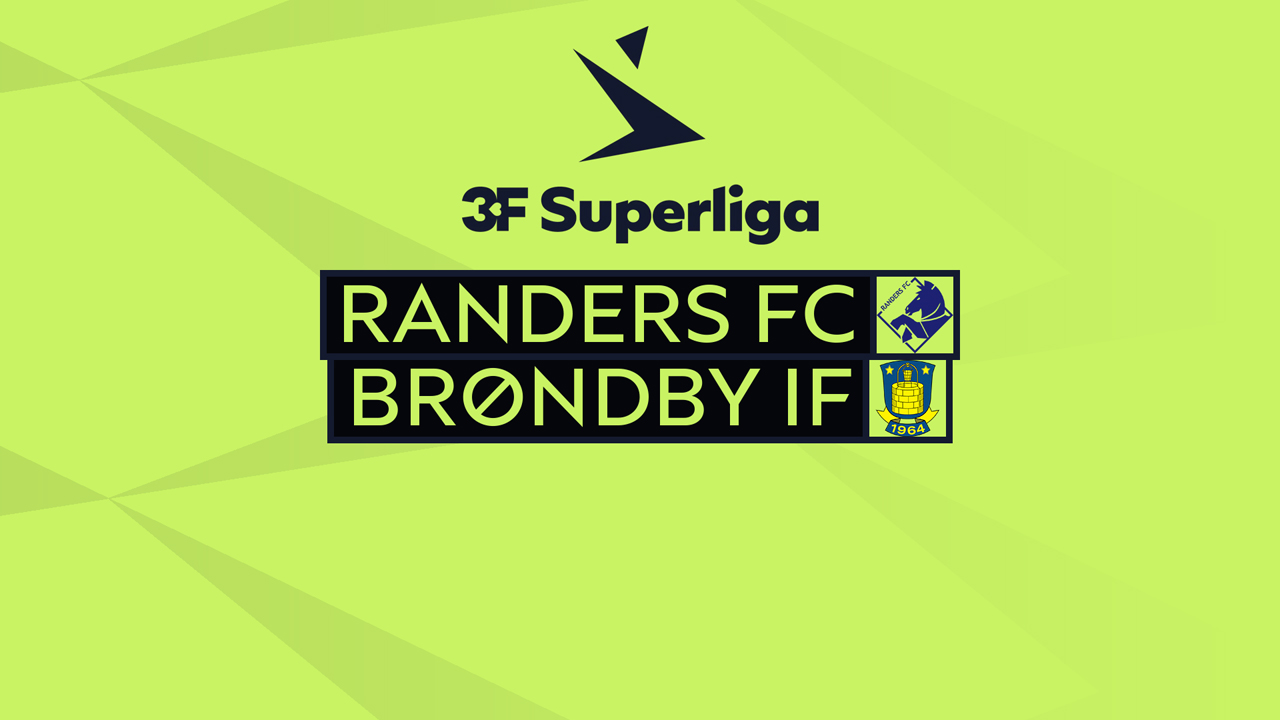 Randers FC vs Brøndby poster