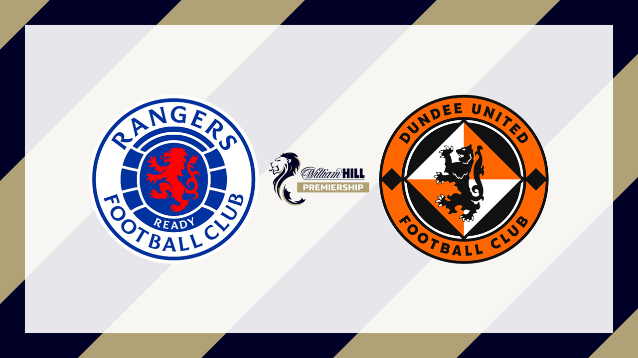 Rangers vs Dundee United poster