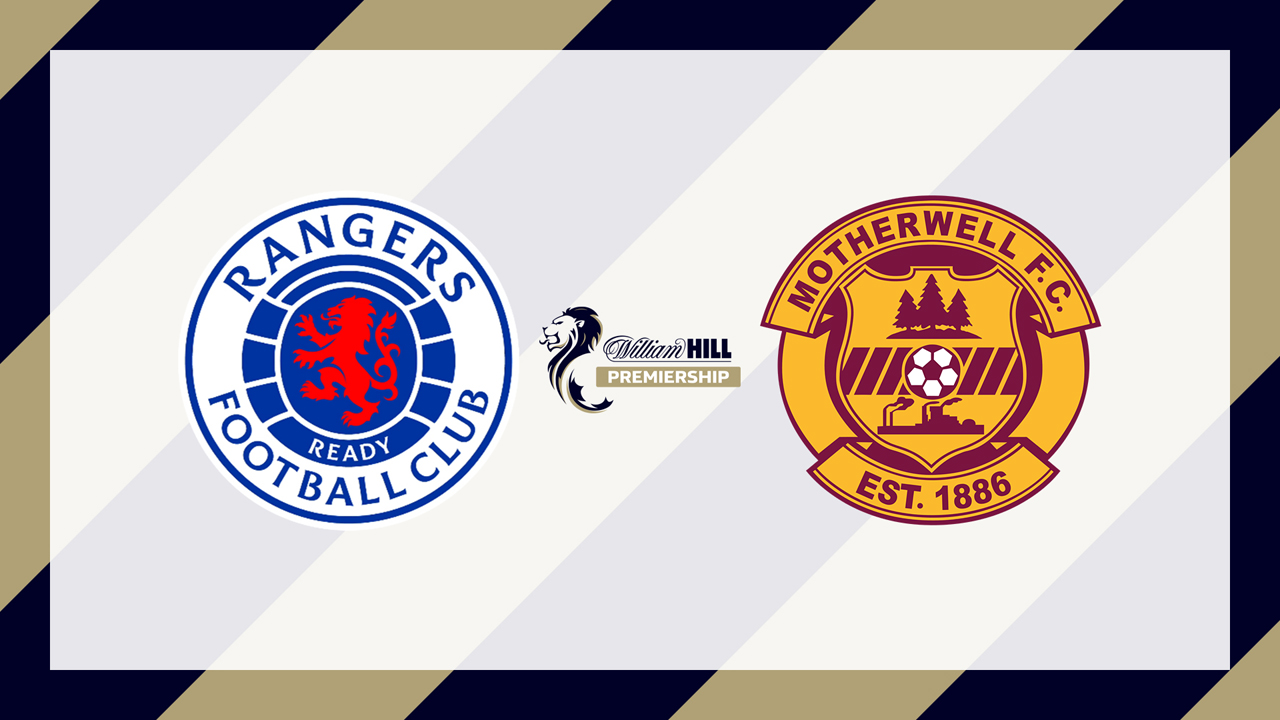 Rangers vs Motherwell poster