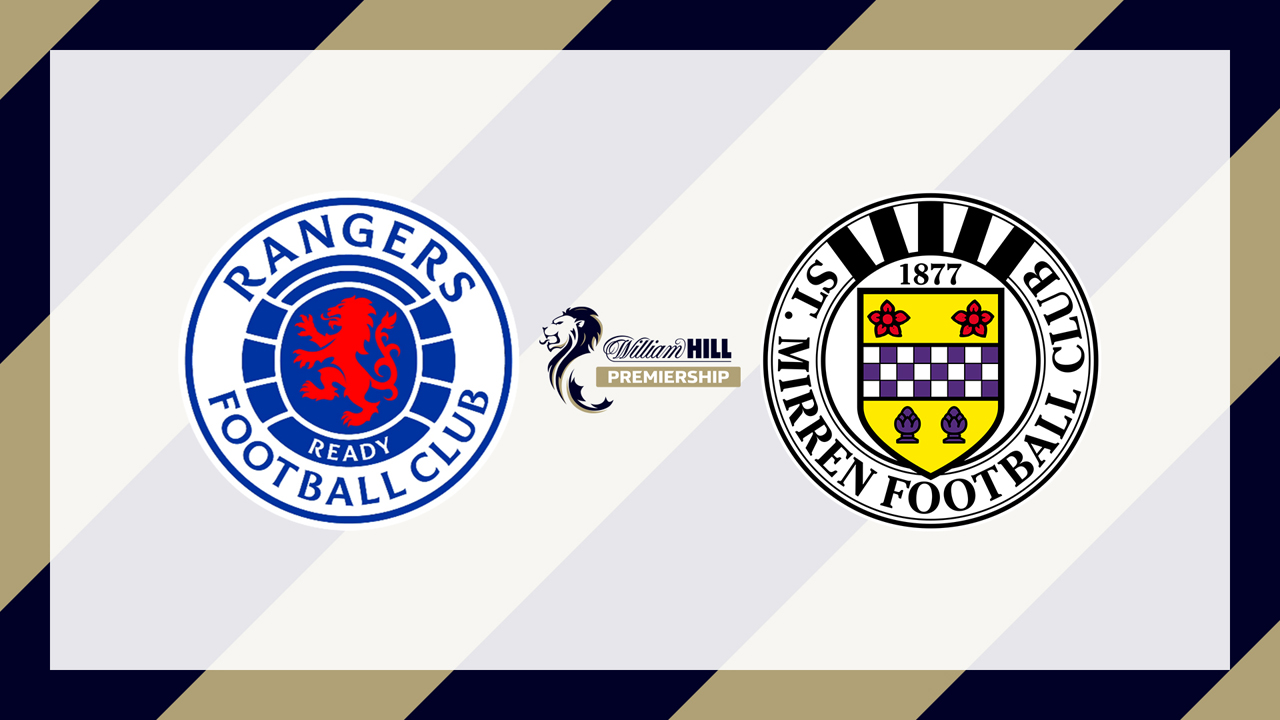 Rangers vs St Mirren poster