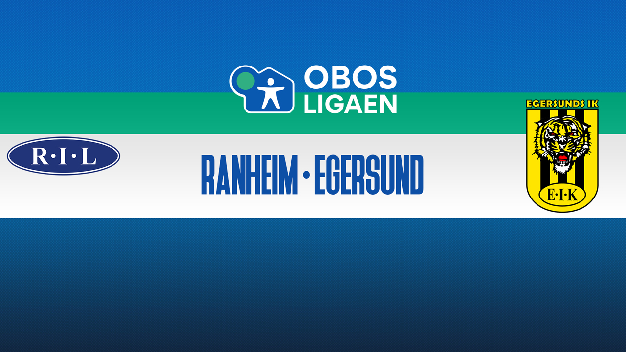 Ranheim vs Egersund poster