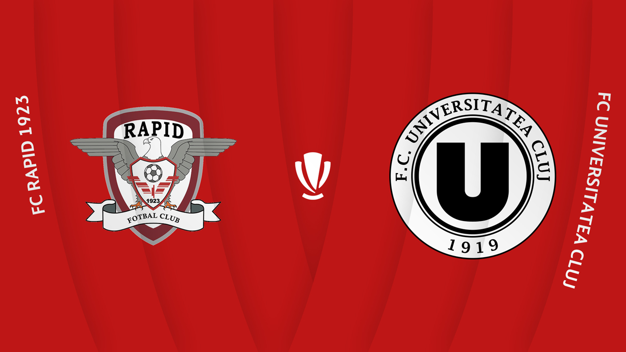 Rapid București vs Universitatea Cluj poster