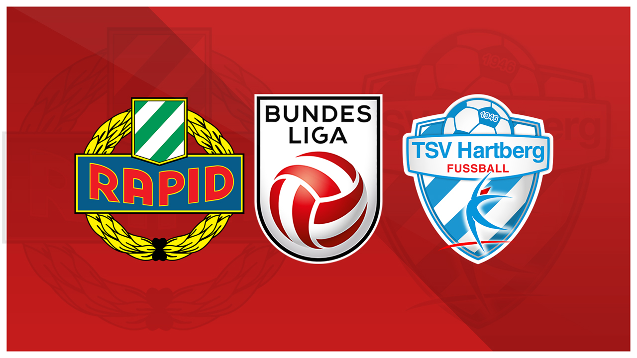 Rapid Vienna vs TSV Hartberg poster